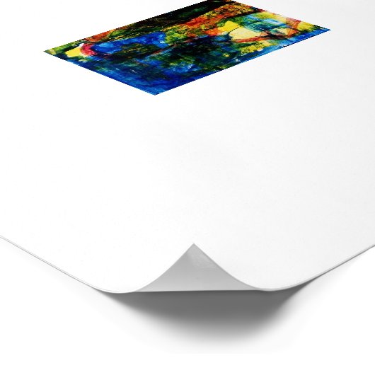 赤、青、黄。 ポスター (角)