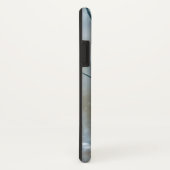 赤(鳥)ショウジョウコウカンチョウの冬の美しい雪の霜の降りた鳥 Case-Mate iPhoneケース (裏面/右)