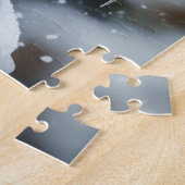 赤（鳥）ショウジョウコウカンチョウの鳥凍っていがバードアート ジグソーパズル (側面)