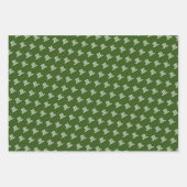 赤（鳥）ショウジョウコウカンチョウクリスマスパッケージ調整 ラッピングペーパーシート (正面3)