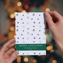 赤（鳥）ショウジョウコウカンチョウバードクリスマスカーモダンド松の木