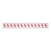 赤(鳥)ショウジョウコウカンチョウバードクリスマスリボン サテンリボン (正面)