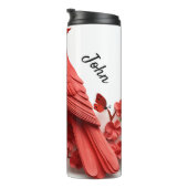 赤（鳥）ショウジョウコウカンチョウバードサーマルタンブラー タンブラー (回転右)