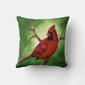 赤（鳥）ショウジョウコウカンチョウ枕 クッション (裏面)