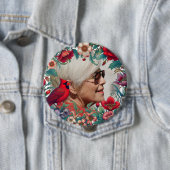 赤（鳥）ショウジョウコウカンチョウ記念記念記念撮影 缶バッジ (インサイチュ)