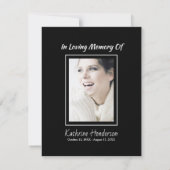 赤（鳥）ショウジョウコウカンチョウ鳥葬フォトサンキュー サンキューカード (裏面)