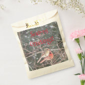 赤（鳥）ショウジョウコウカンチョウ鳥 フェイバーバッグ (封をした状態)