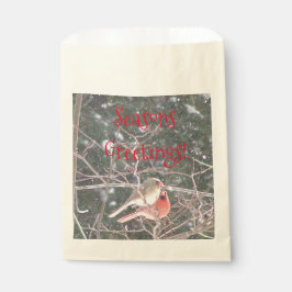 赤（鳥）ショウジョウコウカンチョウ鳥 フェイバーバッグ