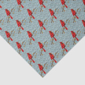 赤（鳥）ショウジョウコウカンチョウ、クリスマスの鳥 薄葉紙 (詳細)