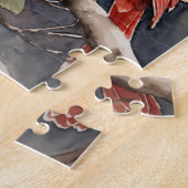 赤（鳥）ショウジョウコウカンチョウ ジグソーパズル (側面)