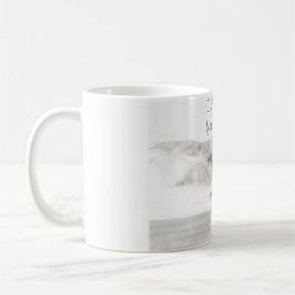 赤（鳥）ショウジョウコウカンチョウ「私はいつもあなたと一緒にいる」マグカップ コーヒーマグカップ