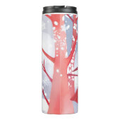 赤（鳥）ショウジョウコウカンチョウ | 美しい水絵を描色 タンブラー (裏面)