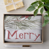 赤（鳥）ショウジョウコウカンチョウ《鳥》アメリカゴガラバードウィンタークリスマス 薄葉紙 (ギフト)