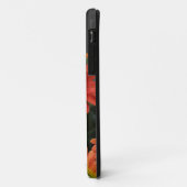 赤、黄色、オレンジ色のデイジー花、モノグラム Case-Mate iPhoneケース (裏面/左)