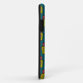 赤、黄、ティール(緑がかった色)、エスニック模様iPhone 5/5s Case-Mate iPhoneケース (裏面/右)