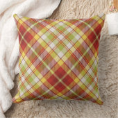 赤、黄、緑、白の紅葉 クッション (ブランケット)