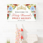 赤、黄、青の花ようこそ甘い16 横断幕 (インサイチュ)