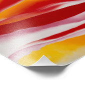 赤、黄、黒のストリーク | ジョージアオキーフェ | フォトプリント            (角)