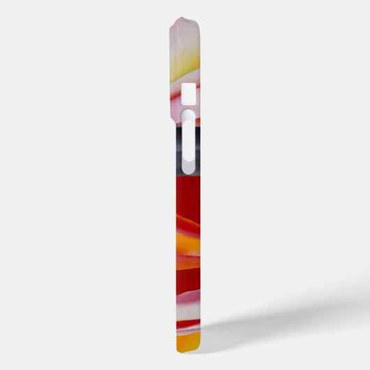 赤、黄、黒のストリーク | ジョージアオキーフェ | Case-Mate iPhoneケース (裏面 / 左)