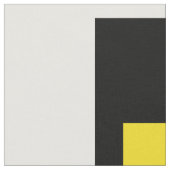 赤、黄、黒、青のジオメトリブロック ファブリック (クローズアップ)