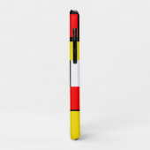 赤、黄、黒、青のジオメトリブロック Case-Mate iPhoneケース (裏面/左)