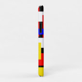 赤、黄、黒、青のジオメトリブロック Case-Mate iPhoneケース (裏面/右)