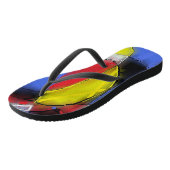 赤、黄、黒、青 ビーチサンダル (アングル)