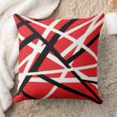 赤、黒、および白のグラフィック クッション (ブランケット)