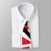 赤、黒、および白のグラフィック ネクタイ (タイ)