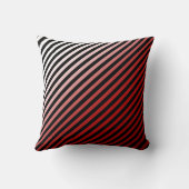 赤、黒、および3番目の色の追加 クッション (裏面)