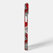 赤、黒、アイボリーの甲殻類 Case-Mate iPhoneケース (裏面 / 右)