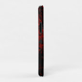 赤、黒、グレーの大理石抽象芸術 Case-Mate iPhoneケース (裏面/右)