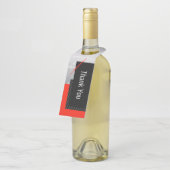 赤、黒、灰色、赤熟 ボトルネックタグ (アングル)