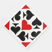 赤、黒、白のカー遊ド記号パターン (コーナー)