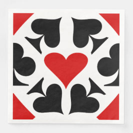 赤、黒、白のカー遊ド記号パターン