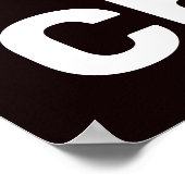 赤、黒、白のキッチンウォールデコールアイディア – ポスター (角)