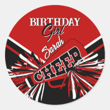 赤・黒・白のチアリーダー