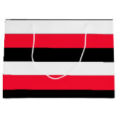 赤・黒・白の抱き枕 ラージペーパーバッグ (正面)