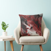 赤、黒、白の抽象芸術 クッション (椅子)