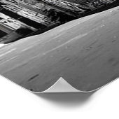 赤・黒・白の通りアート落書きポスター ポスター (角)