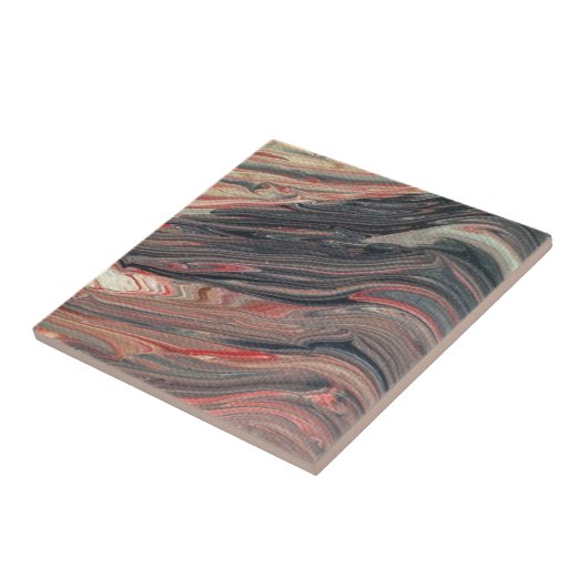 赤、黒、白 タイル (側面)