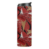 赤、黒、白、木フェイク材 Atomic Mid Century タンブラー (回転左)