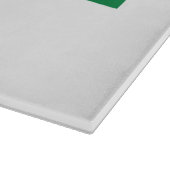 赤、黒、緑のアンク カッティングボード (角)