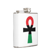 赤、黒、緑のアンク フラスク (右)