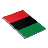 赤、黒、緑のフラグ ノートブック (右側)