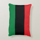 赤・黒・緑の国旗 アクセントクッション (裏面(縦))