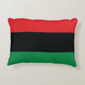 赤・黒・緑の国旗 アクセントクッション (裏面)