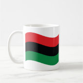 赤・黒・緑の国旗 コーヒーマグカップ (左)