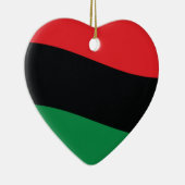 赤・黒・緑の国旗 セラミックオーナメント (右)