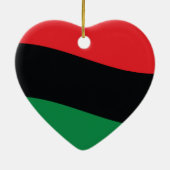 赤・黒・緑の国旗 セラミックオーナメント (裏面)